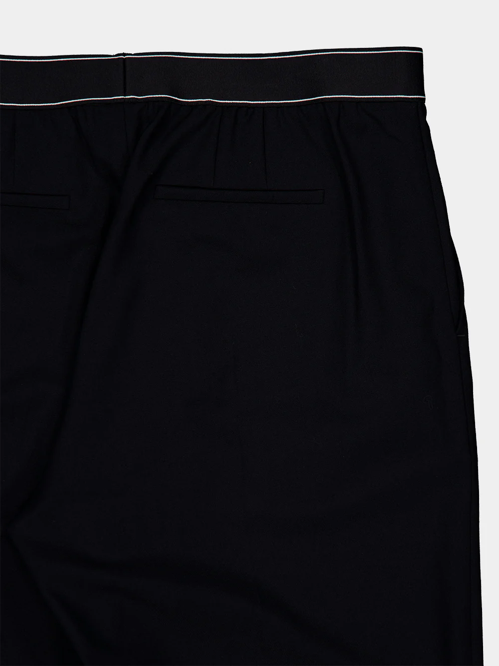 Black Wool Sports Trousers - Image 6