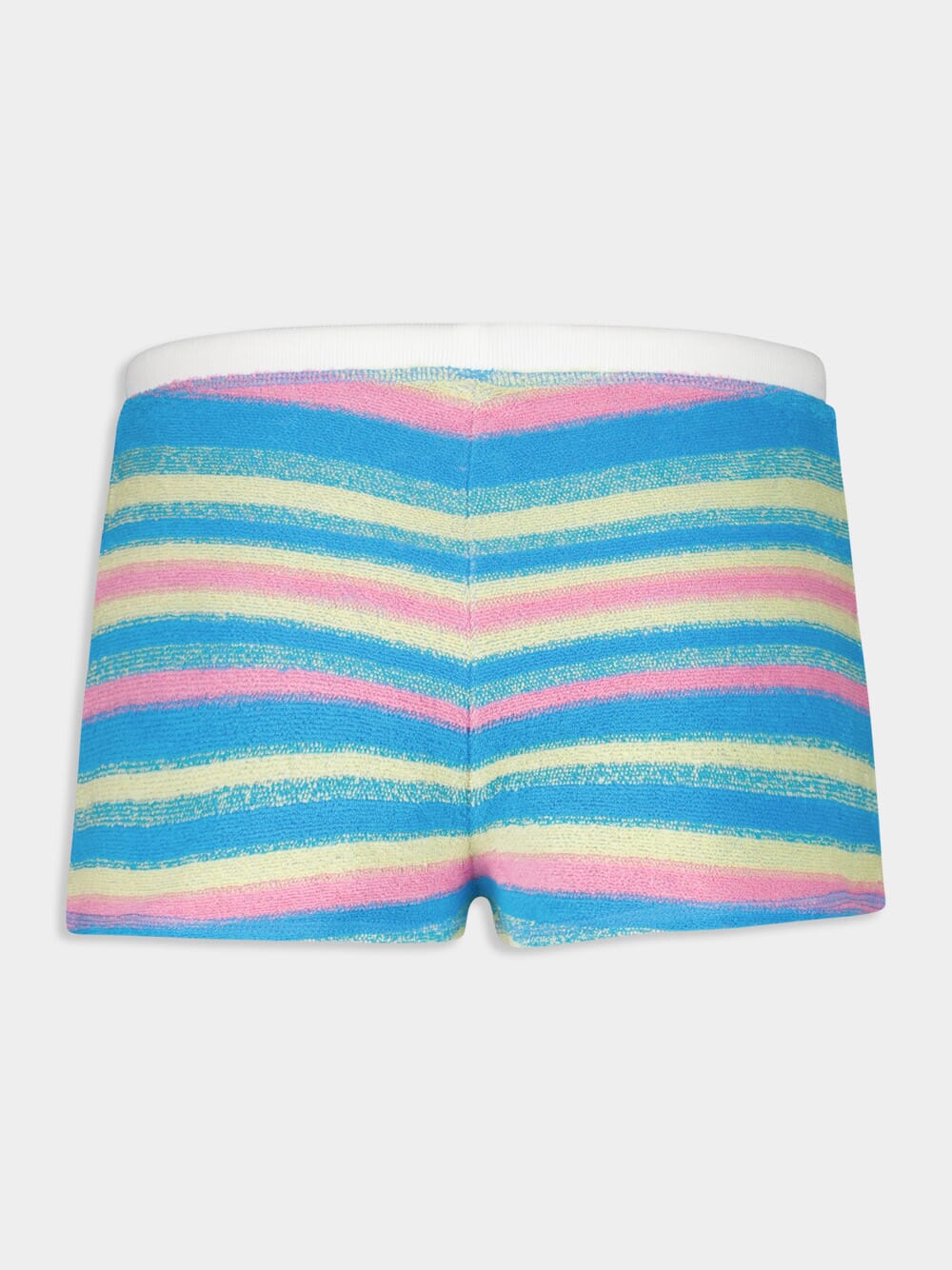 Stripe Towelling Mini Shorts - Image 3