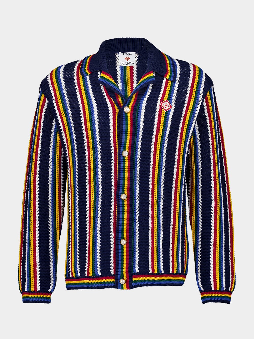 Striped Crochet Shirt