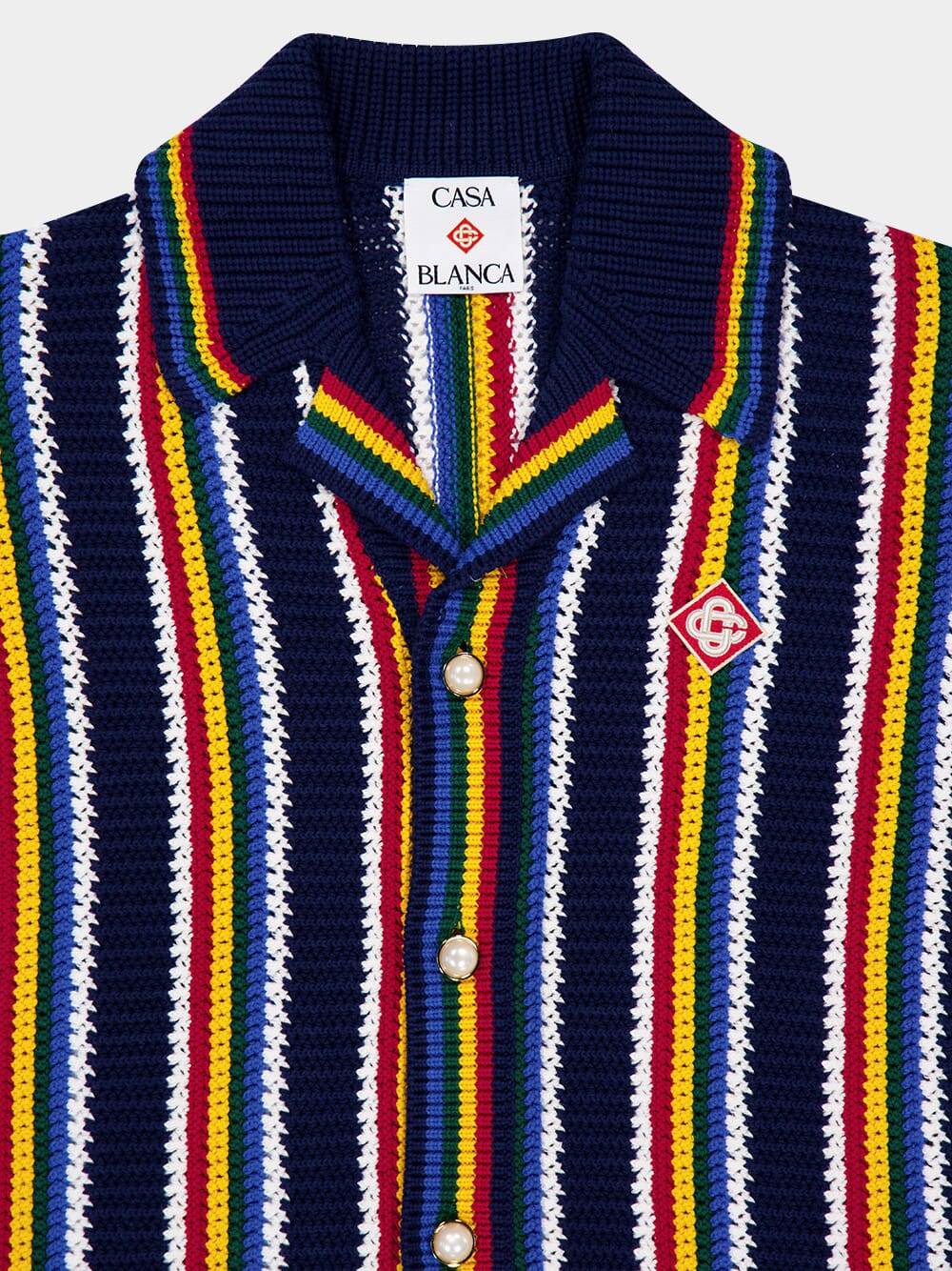Striped Crochet Shirt - Image 3