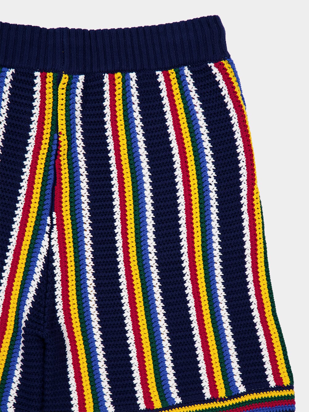 Striped Crochet Shorts - Image 4
