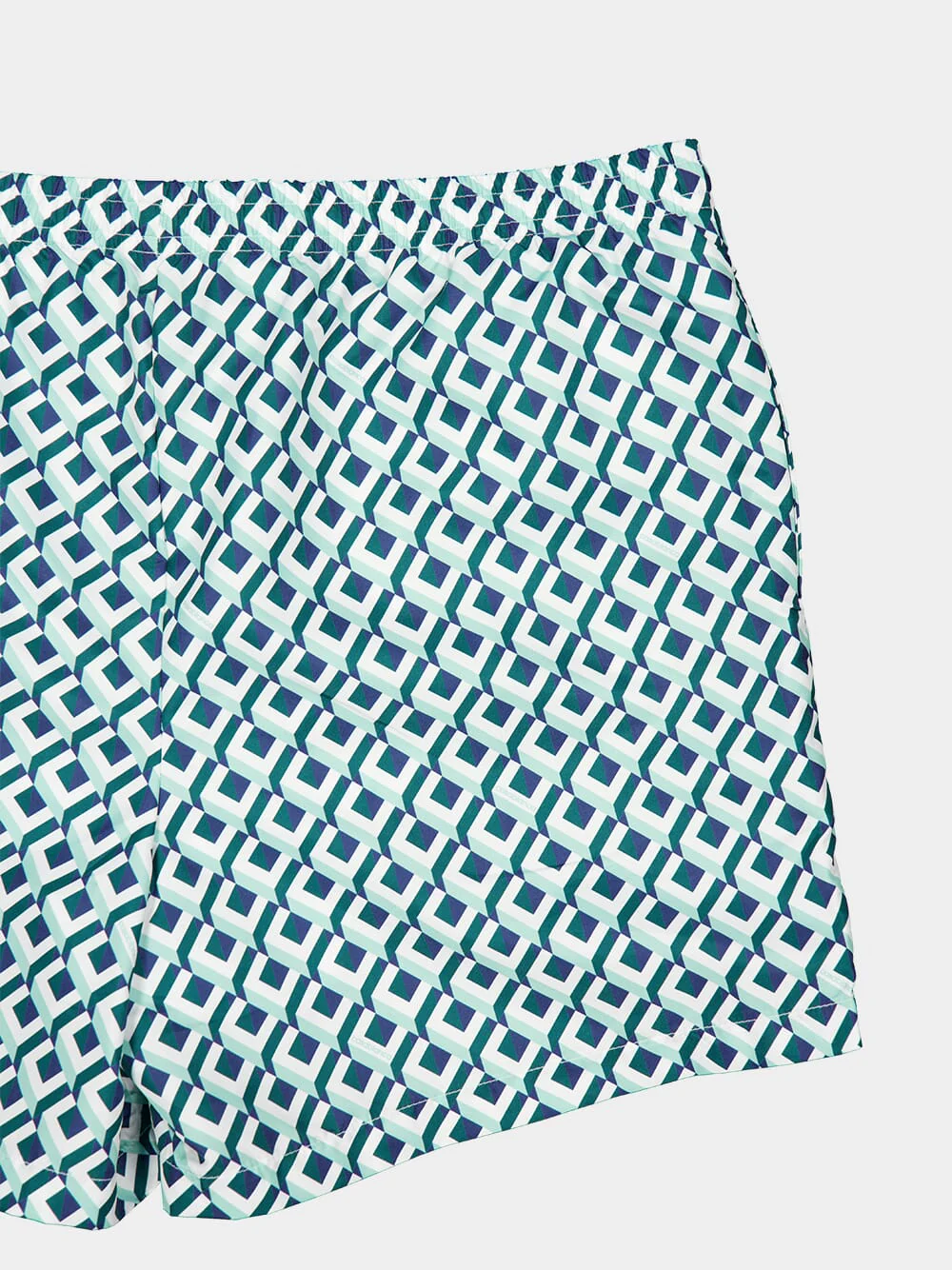 Green Cubist Monogram Swim Shorts - Image 6