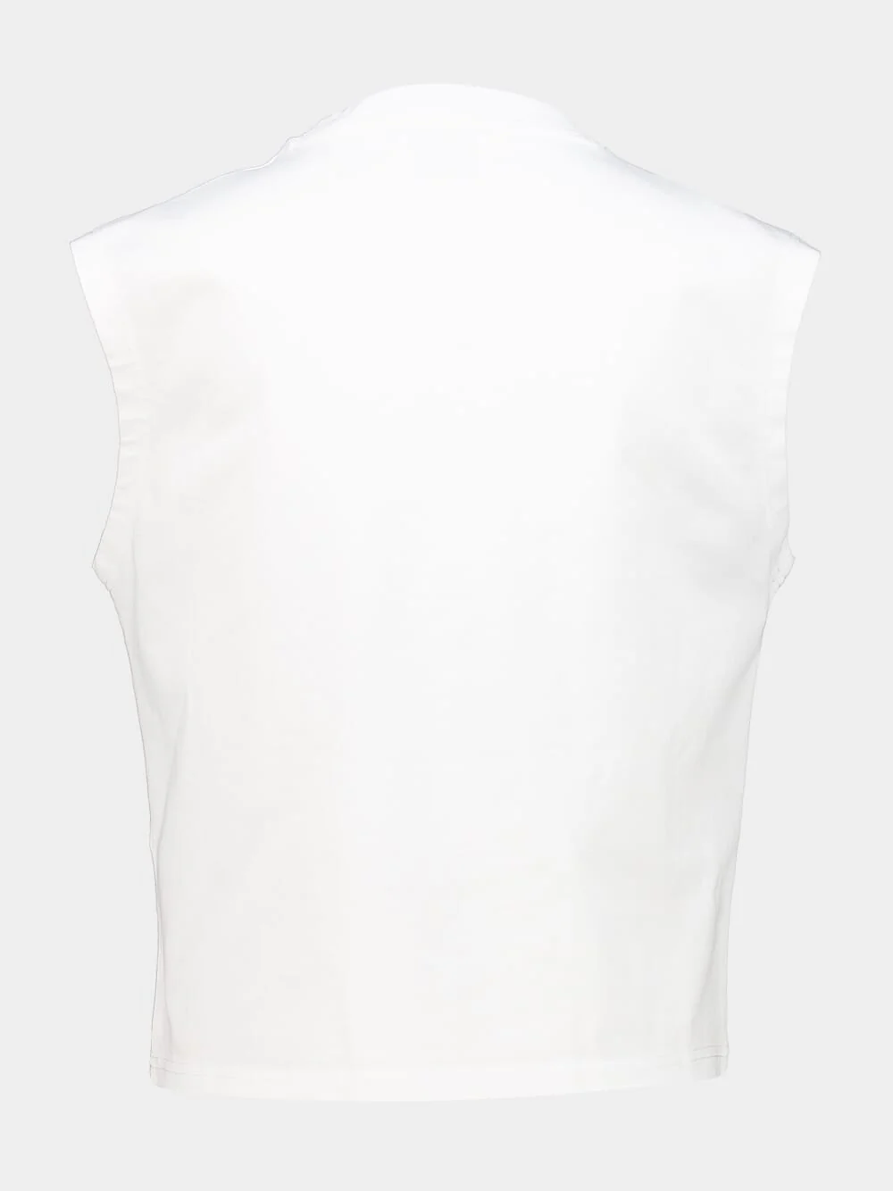 White Egyptian L'Arche Sleeveless Tank Top - Image 2