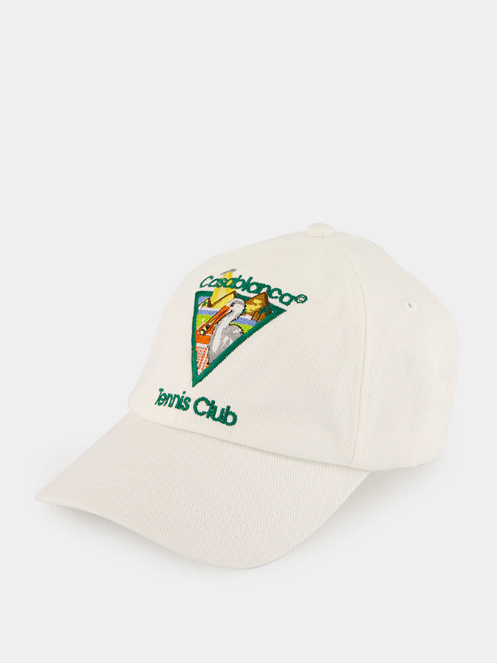 White Pyramid Abduction Tennis Club Cap