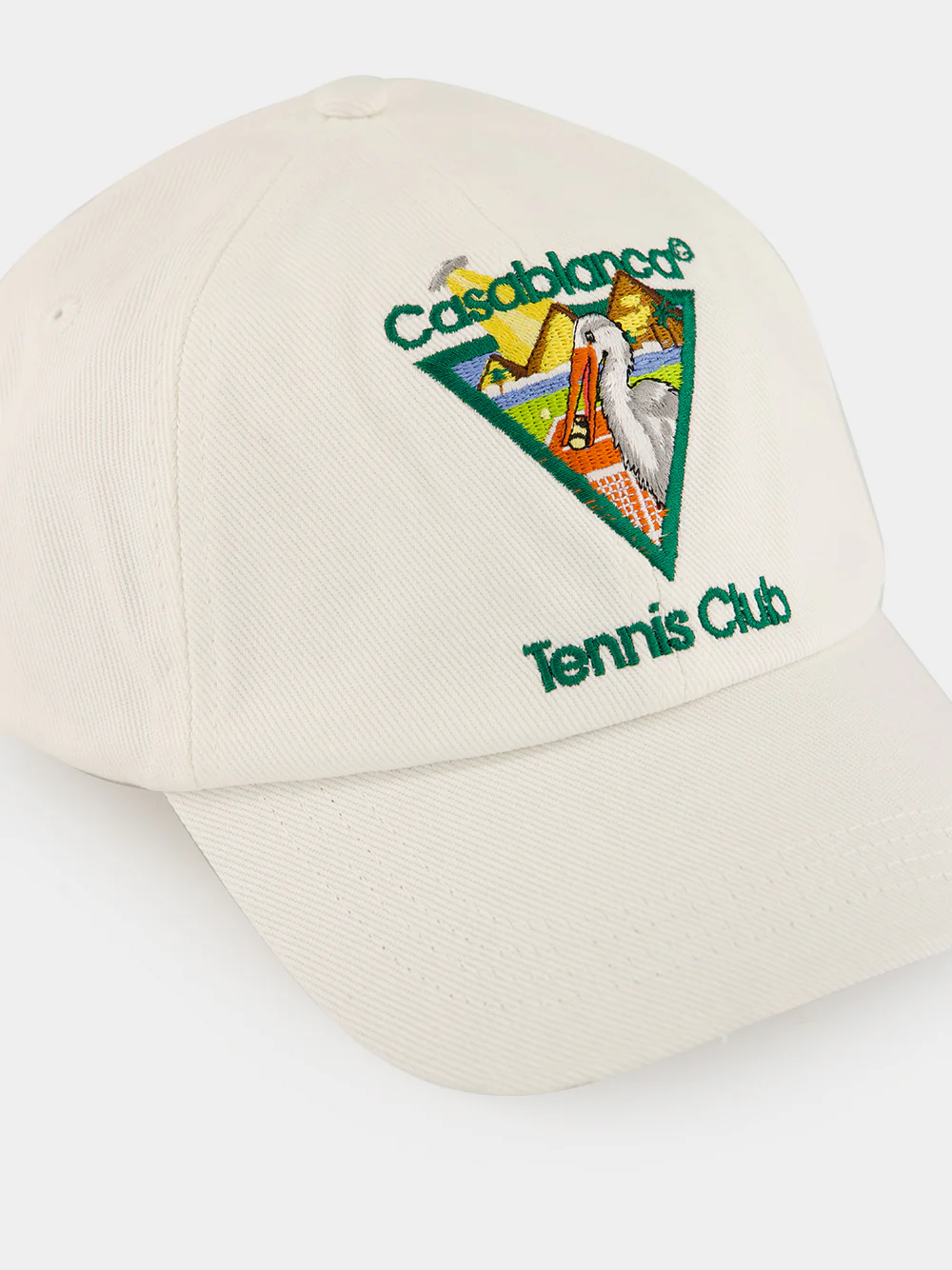 White Pyramid Abduction Tennis Club Cap - Image 4