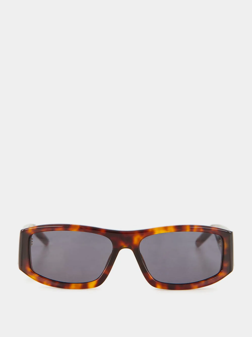 Tortoiseshell Rectangular Comb Sunglasses