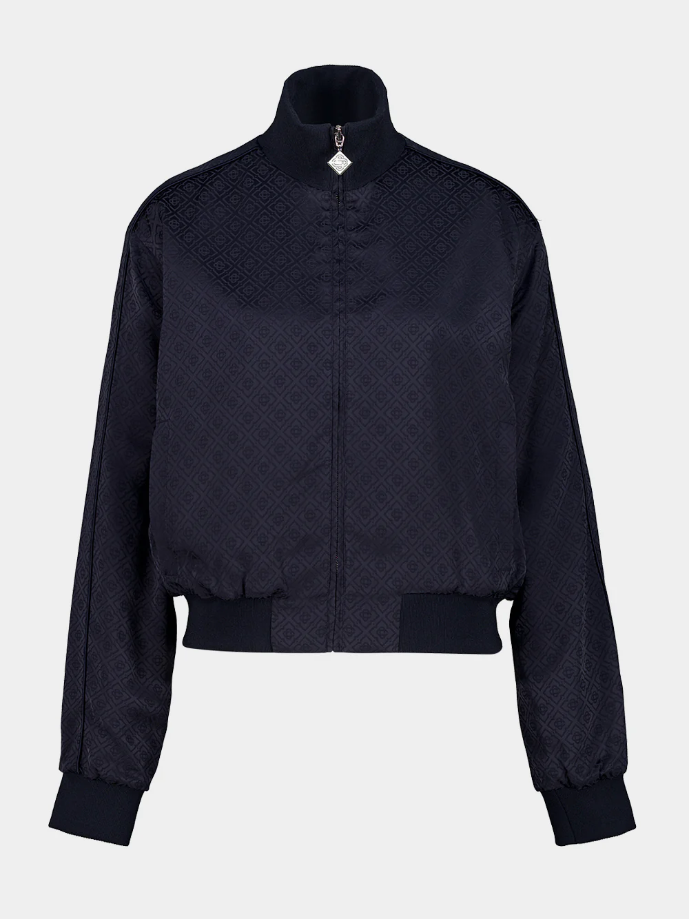 Navy Monogram Track Jacket