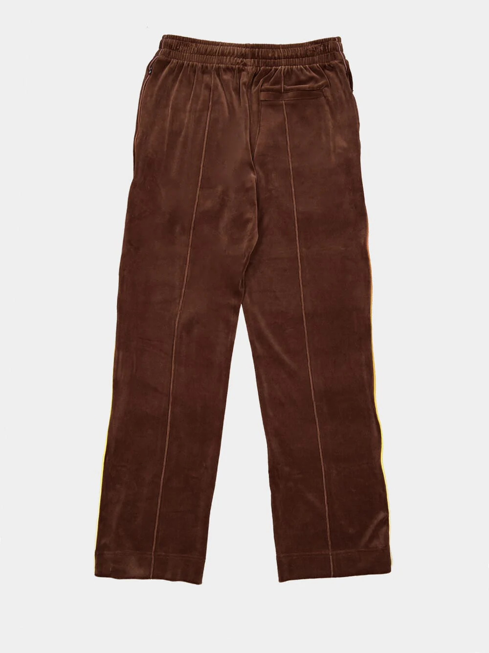 Dark Brown Velour Track Pants - Image 6