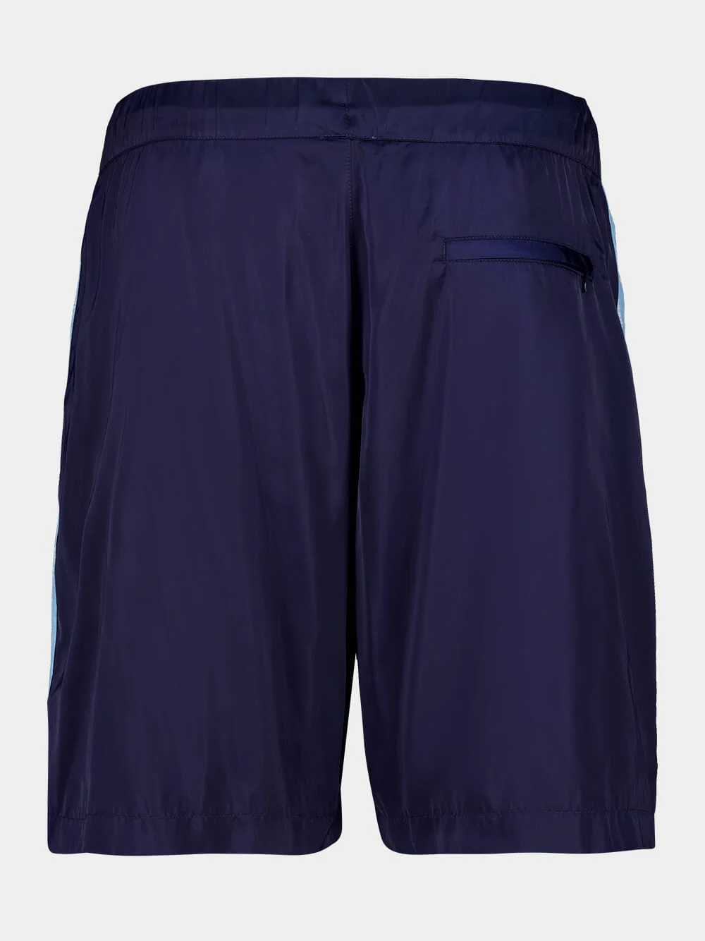 Track Shorts in Nylon with Pleated Design - Image 2