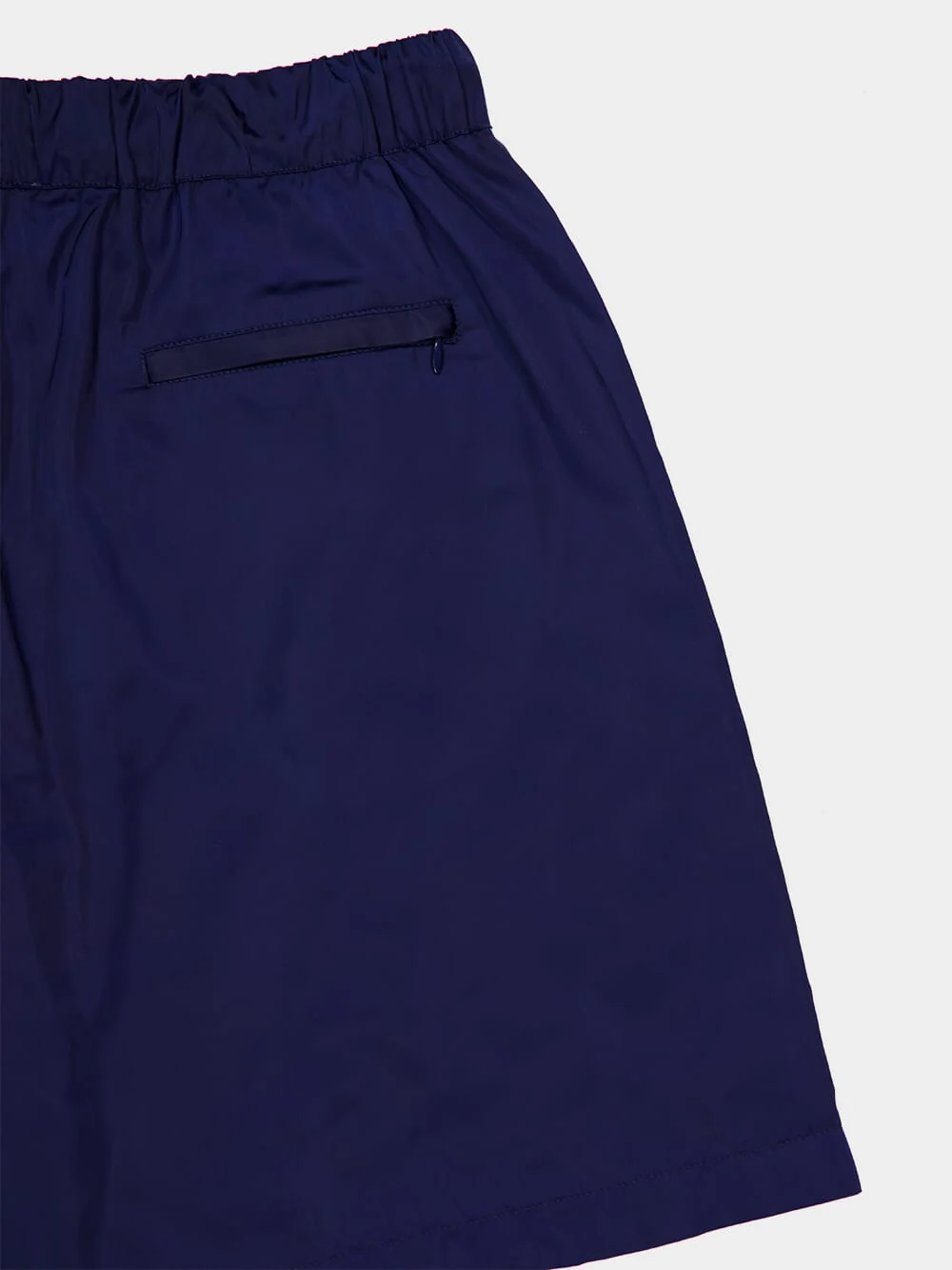 Track Shorts in Nylon with Pleated Design - Image 4