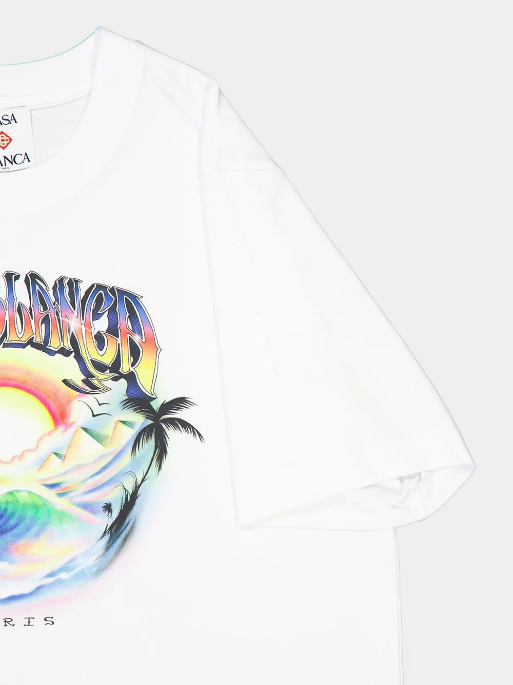 White Airspray Oversized T-Shirt - Image 4