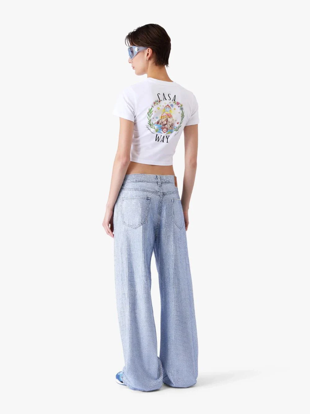 White Casa Way Baby Short Sleeve T-Shirt - Image 3