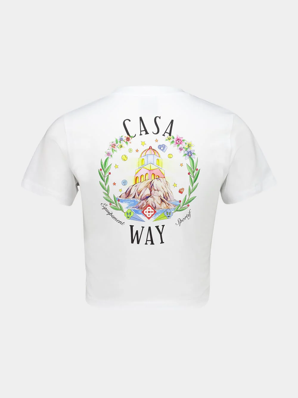 White Casa Way Baby Short Sleeve T-Shirt - Image 4
