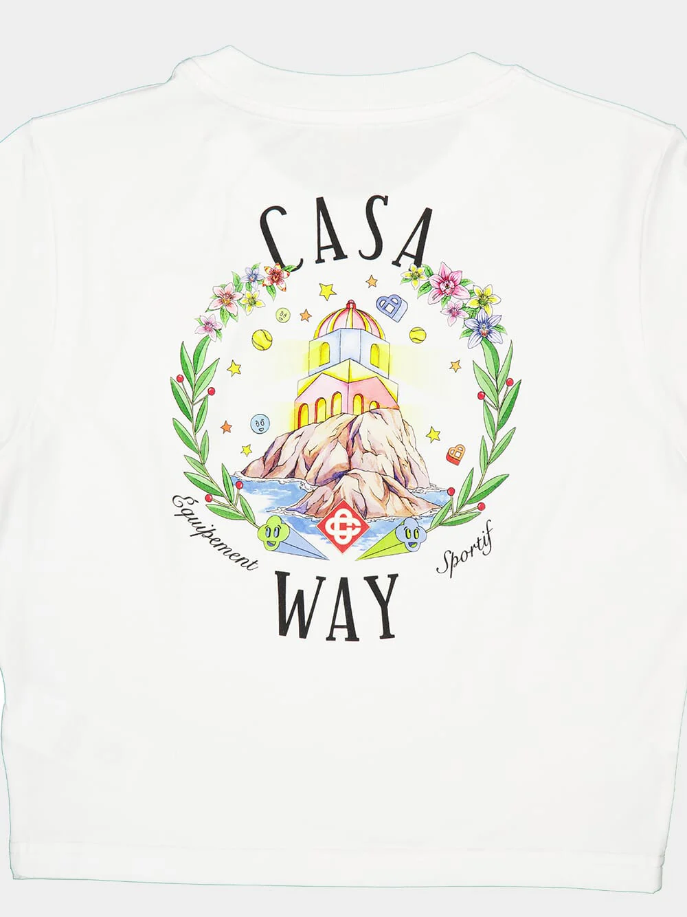 White Casa Way Baby Short Sleeve T-Shirt - Image 6