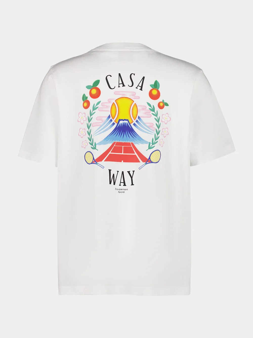 White Casa Way Mountain T-Shirt - Image 2