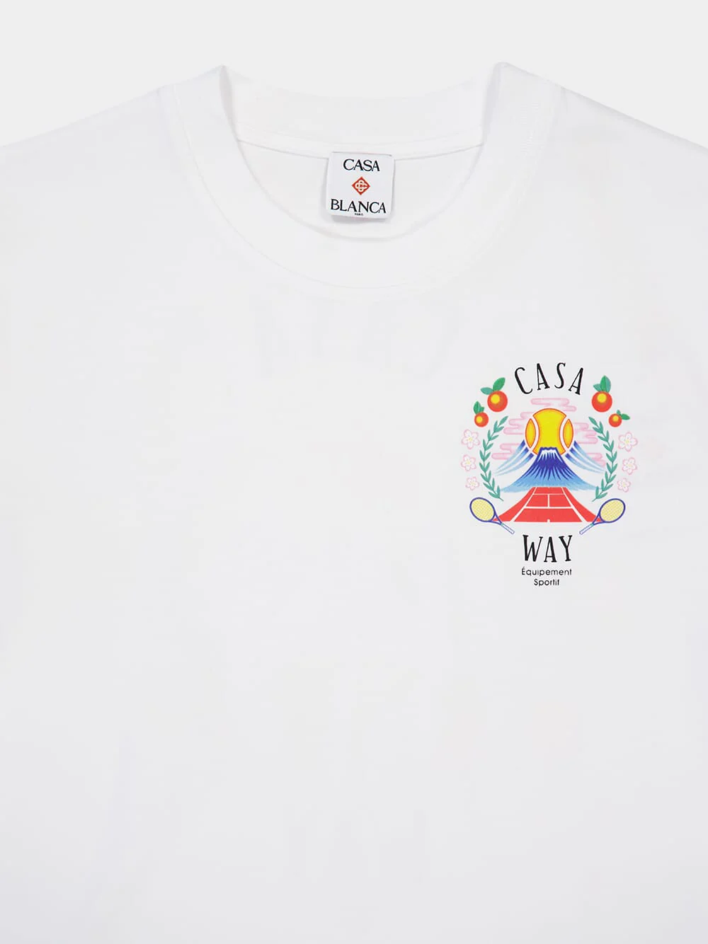 White Casa Way T-Shirt - Image 3