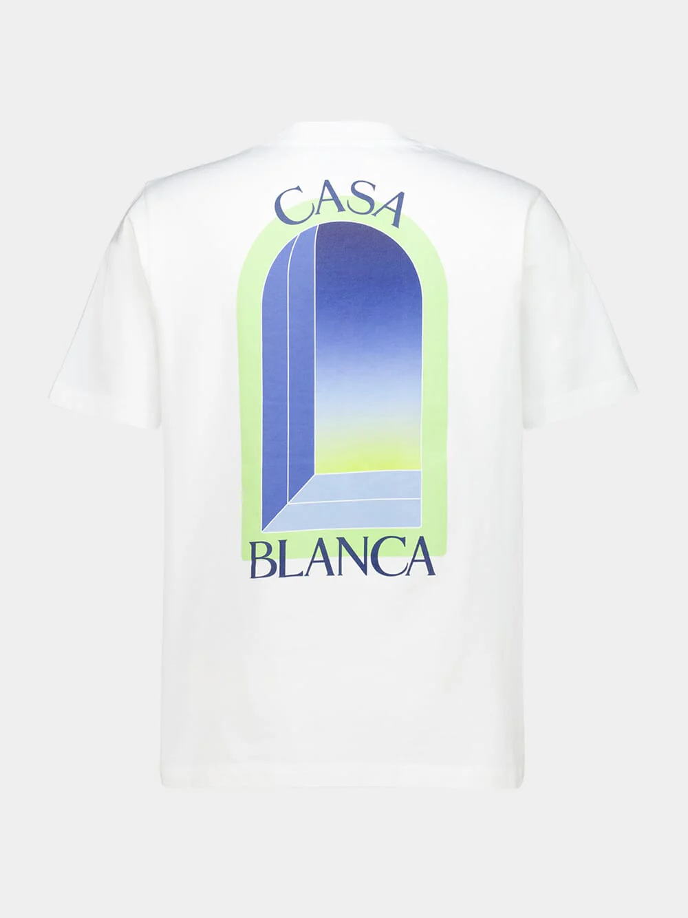 White Classic Arches Cotton T-Shirt - Image 2