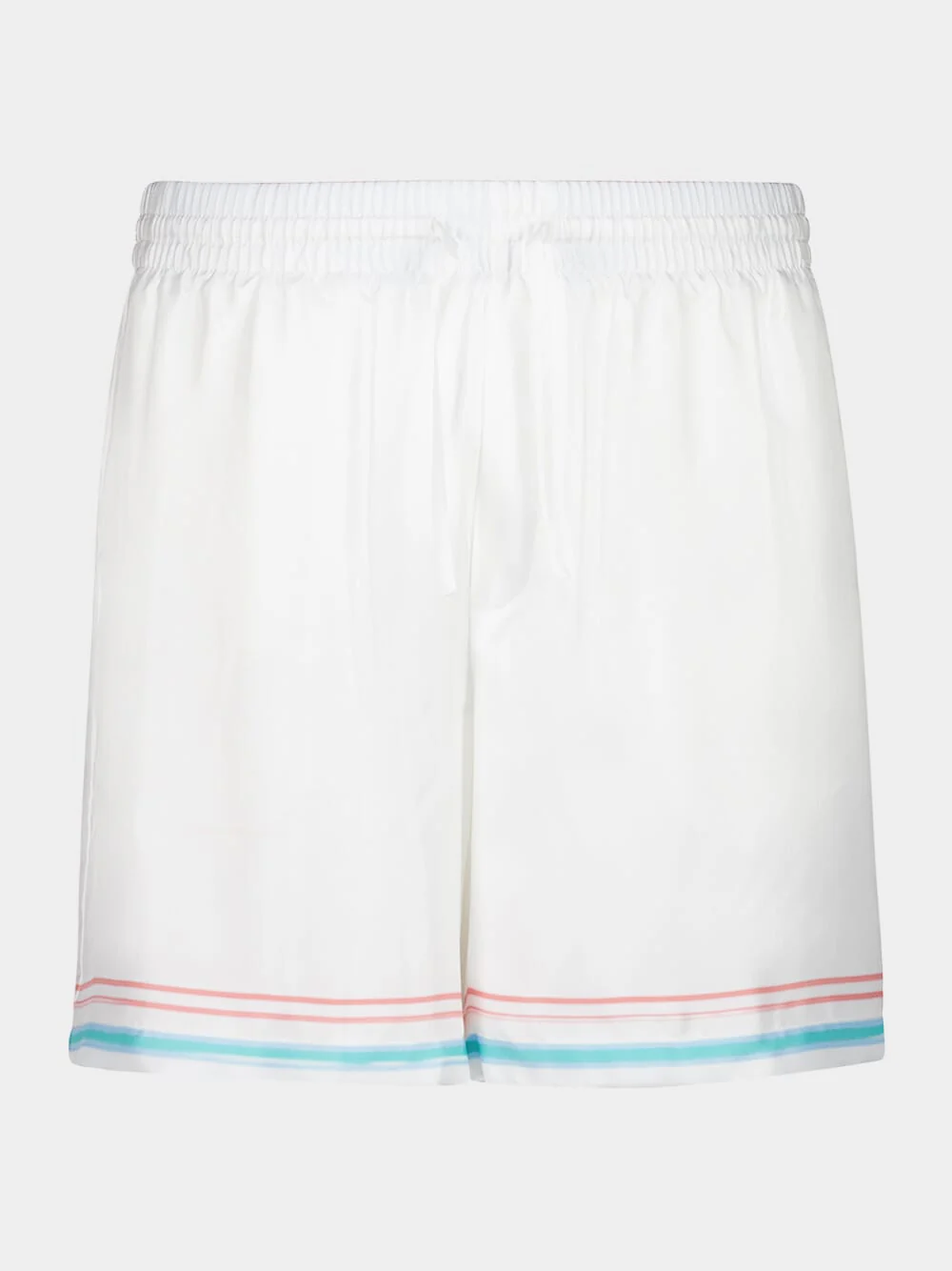 White Dance Joy Silk Shorts