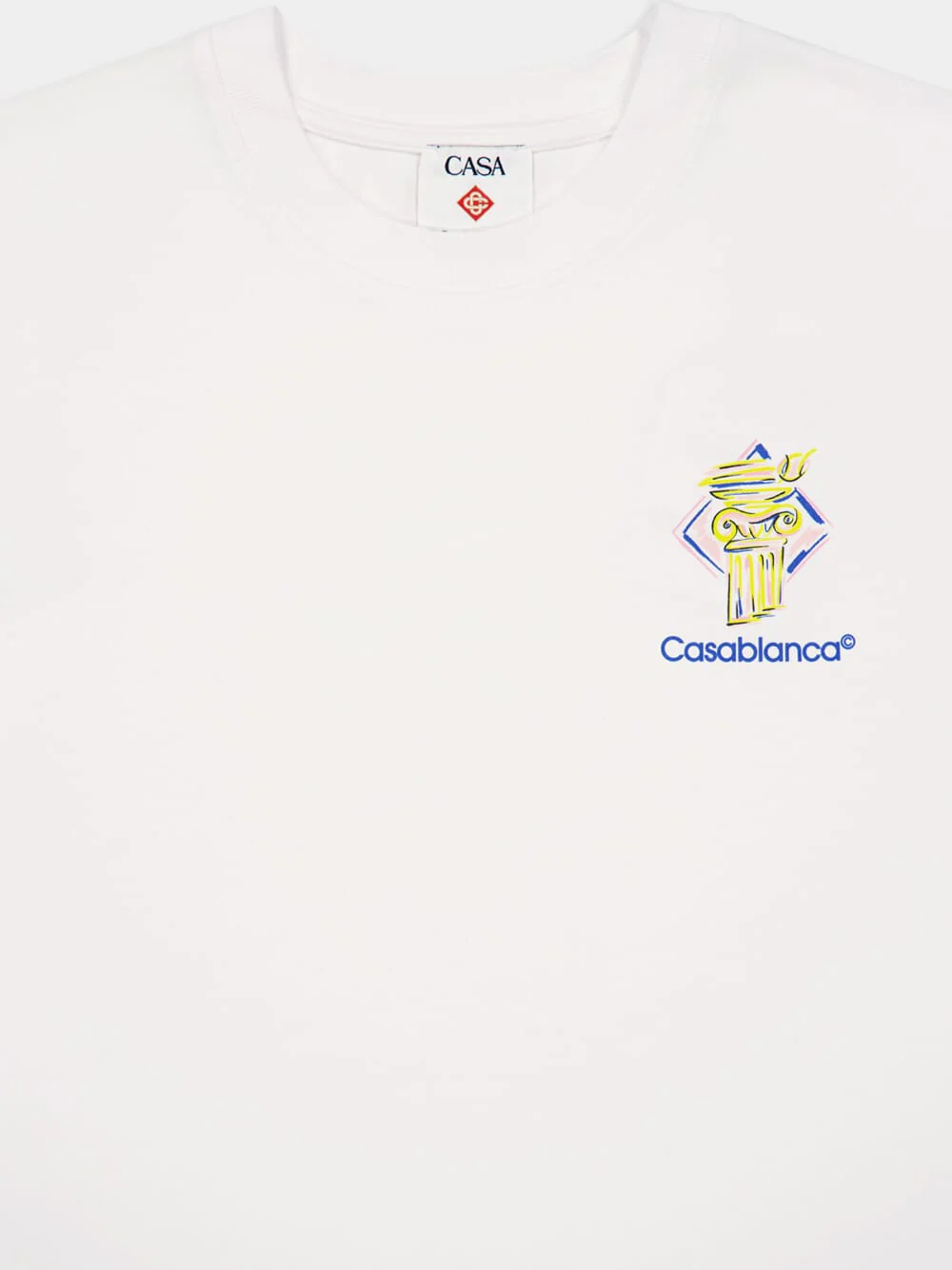 White Diamond Column T-Shirt - Image 3