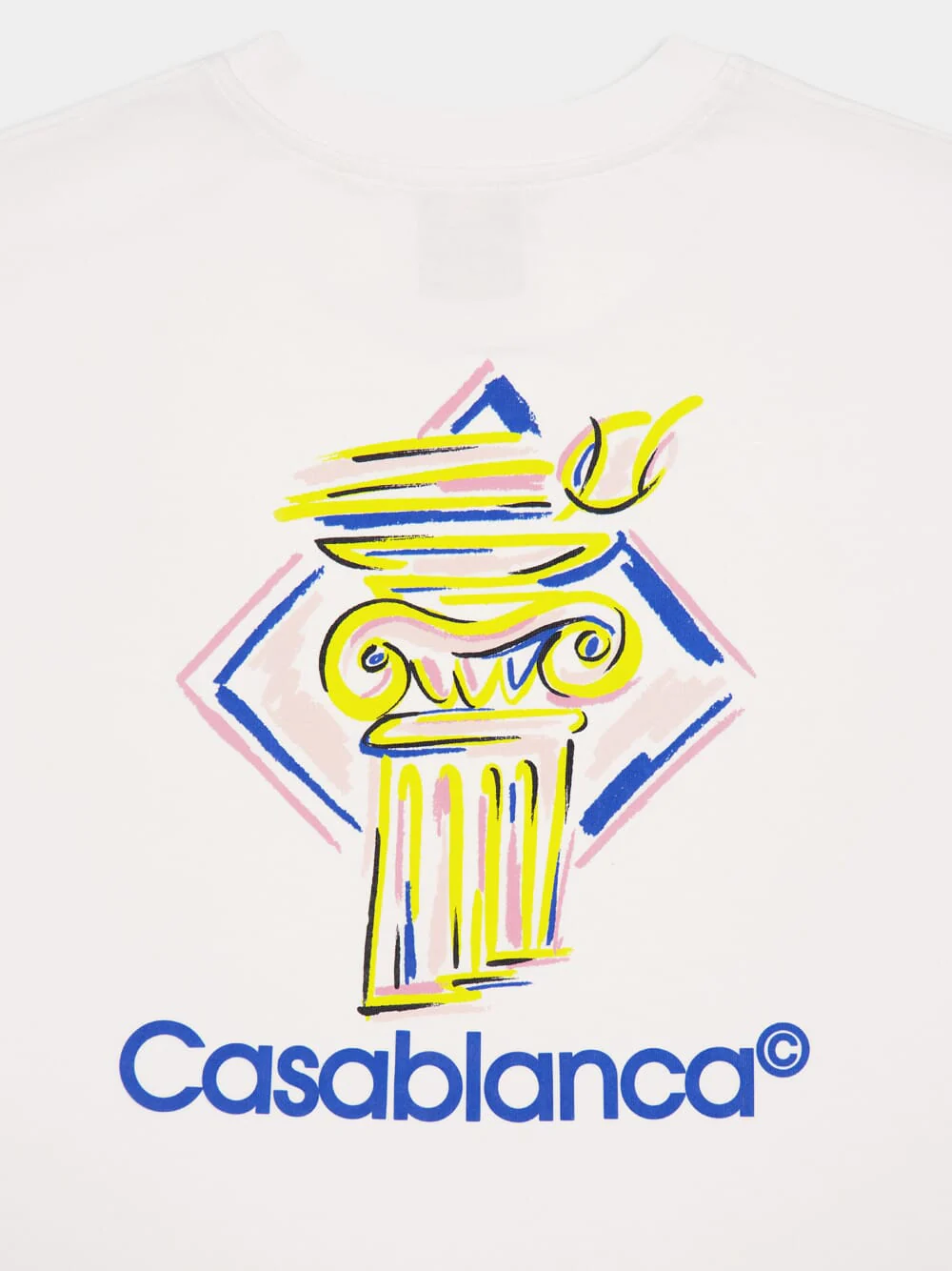 White Diamond Column T-Shirt - Image 4