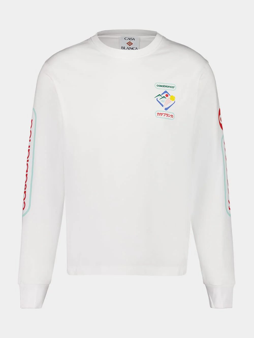White Fuji Dream Long Sleeve T-Shirt