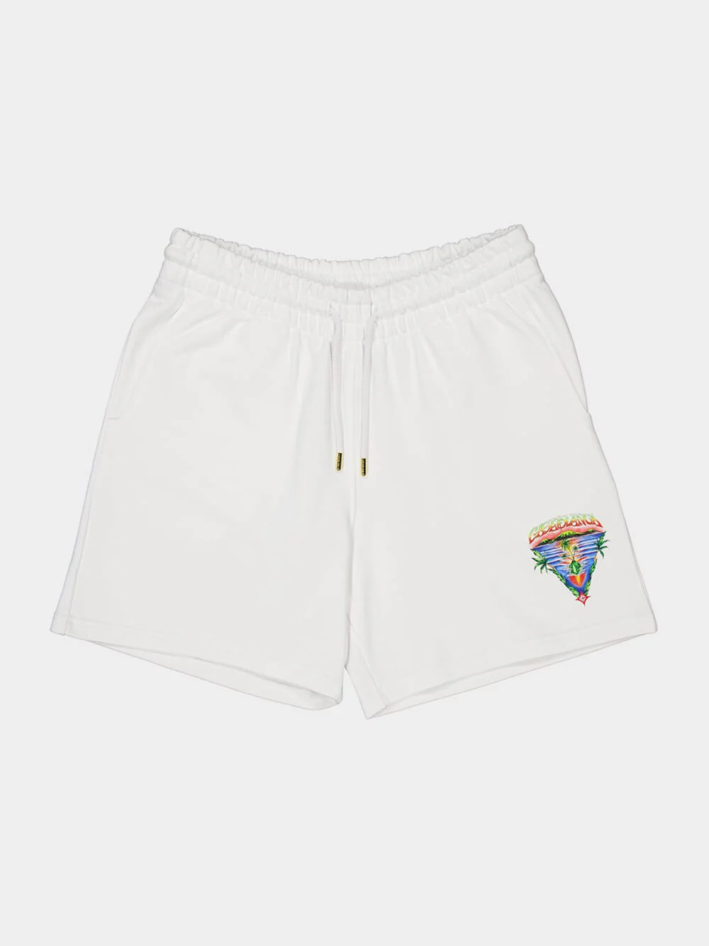 White Innocence Triangle Sweatshorts - Image 4