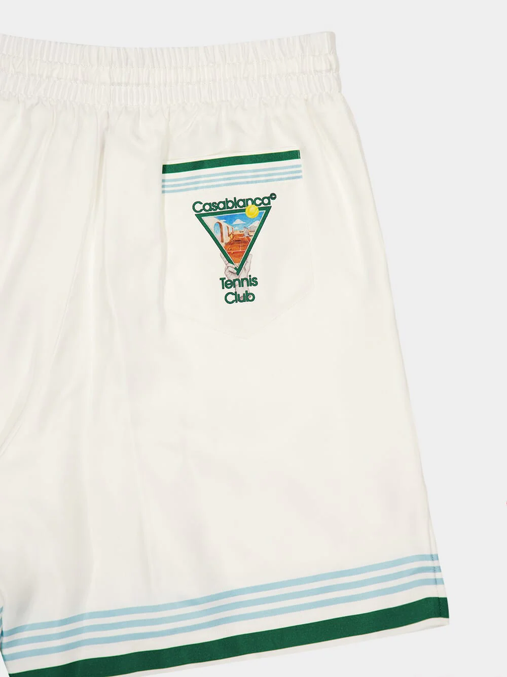 White Metaphysical Tennis Icon Shorts - Image 4