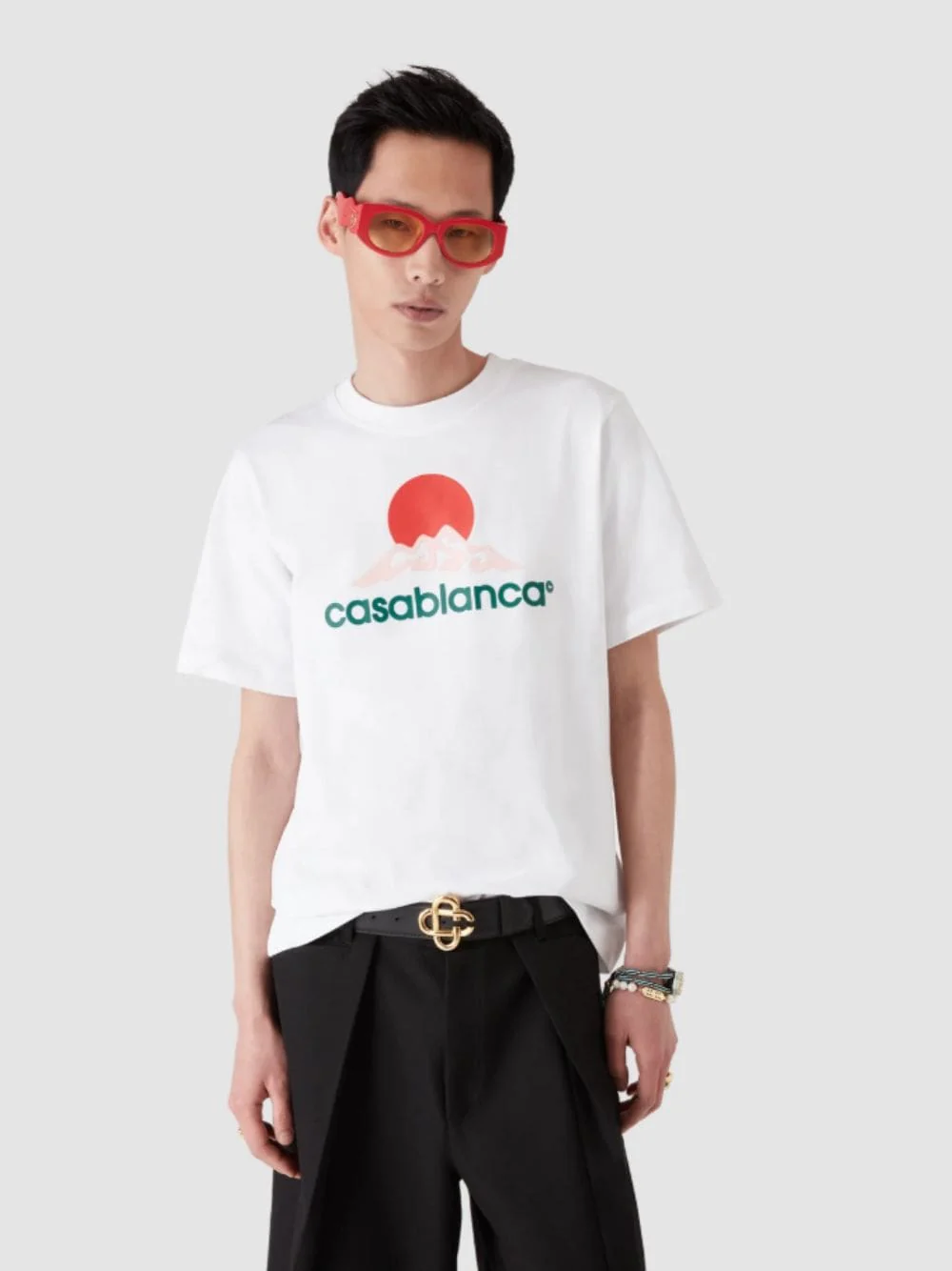 White Montagne Logo T-Shirt - Image 2