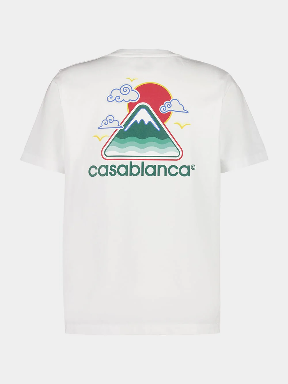 White Montagne Ondulée T-Shirt - Image 2