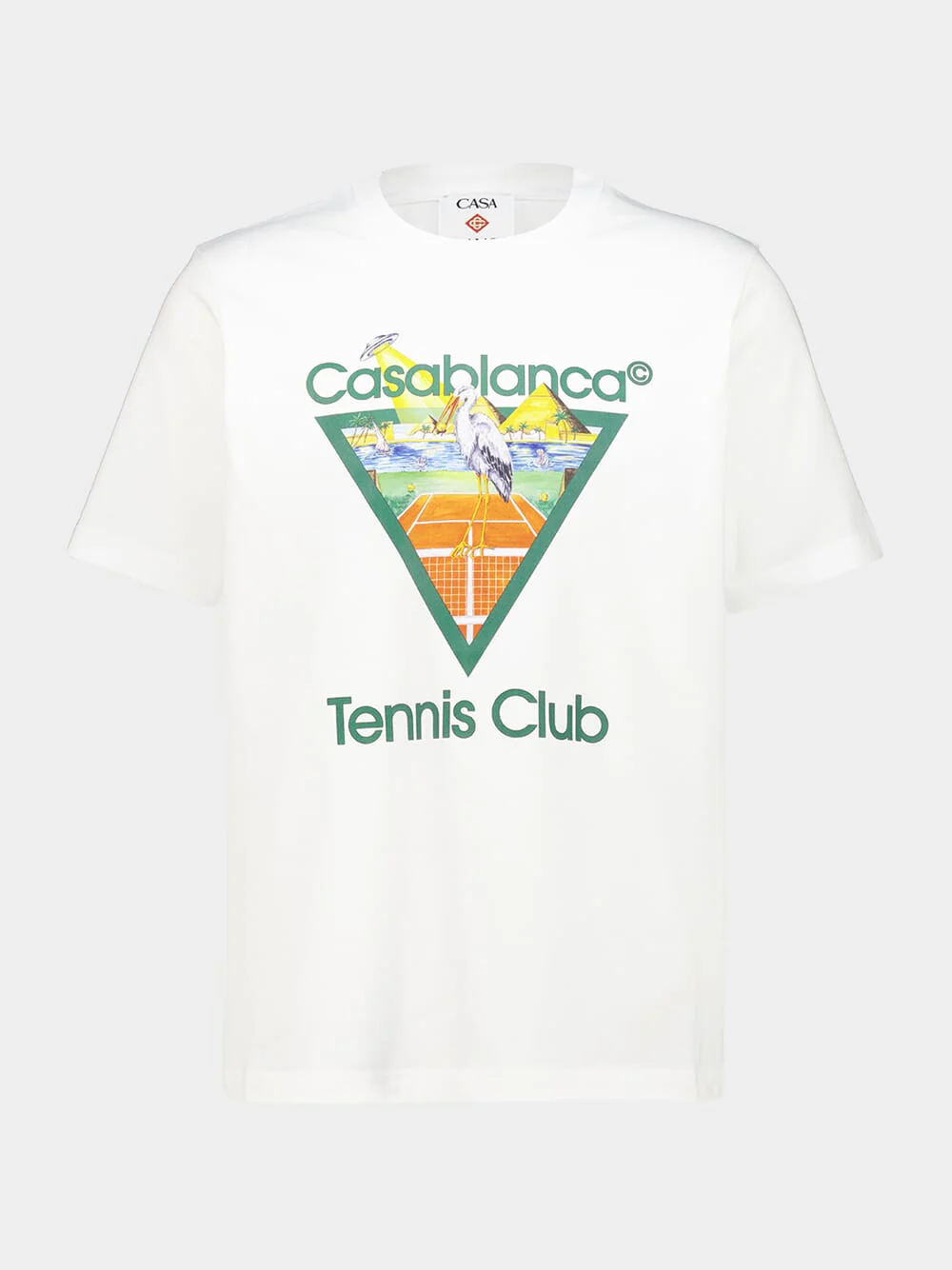 White Tennis Club Graphic T-Shirt - Image 2