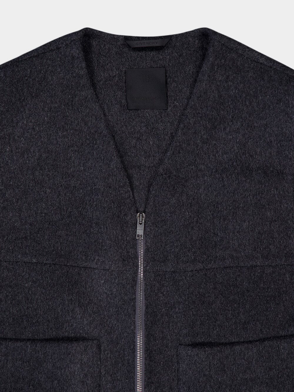 Cashmere and Wool Zipped Vest - Image 3