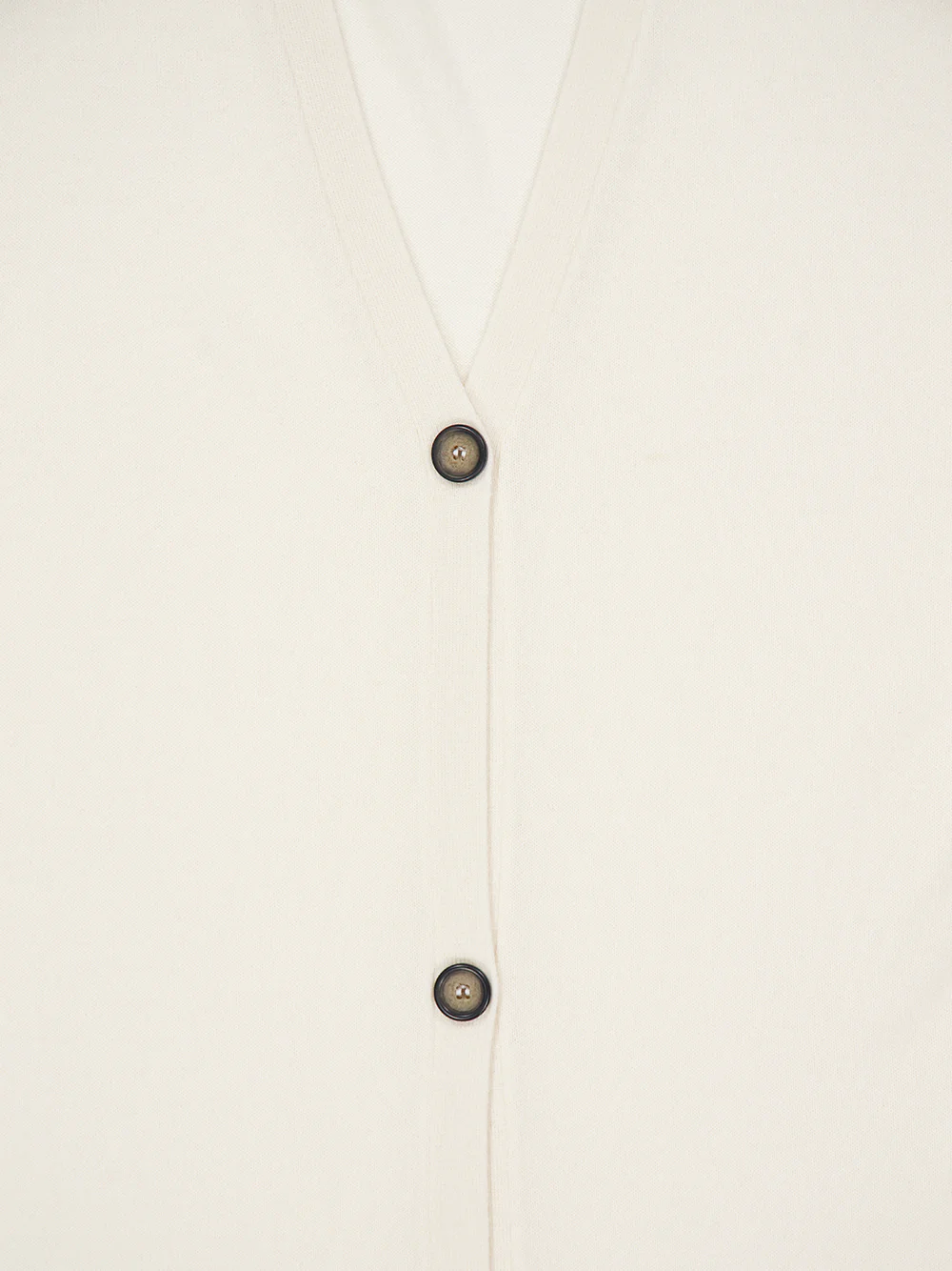 Long Off-White Cashmere Cardigan - Image 3