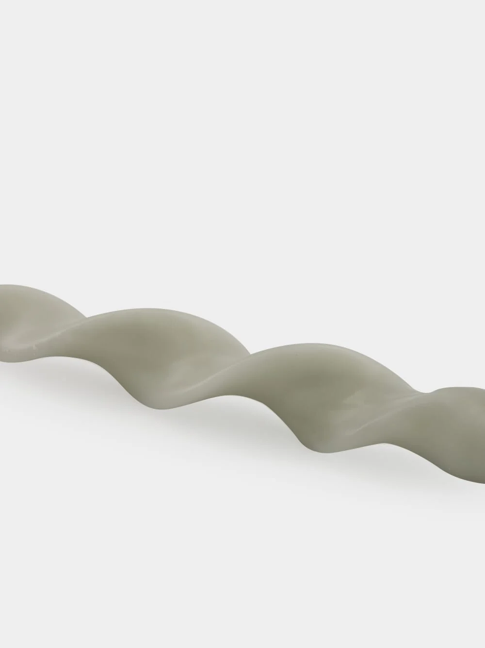 Misty Pearl Grey Dinner Candle - Image 3