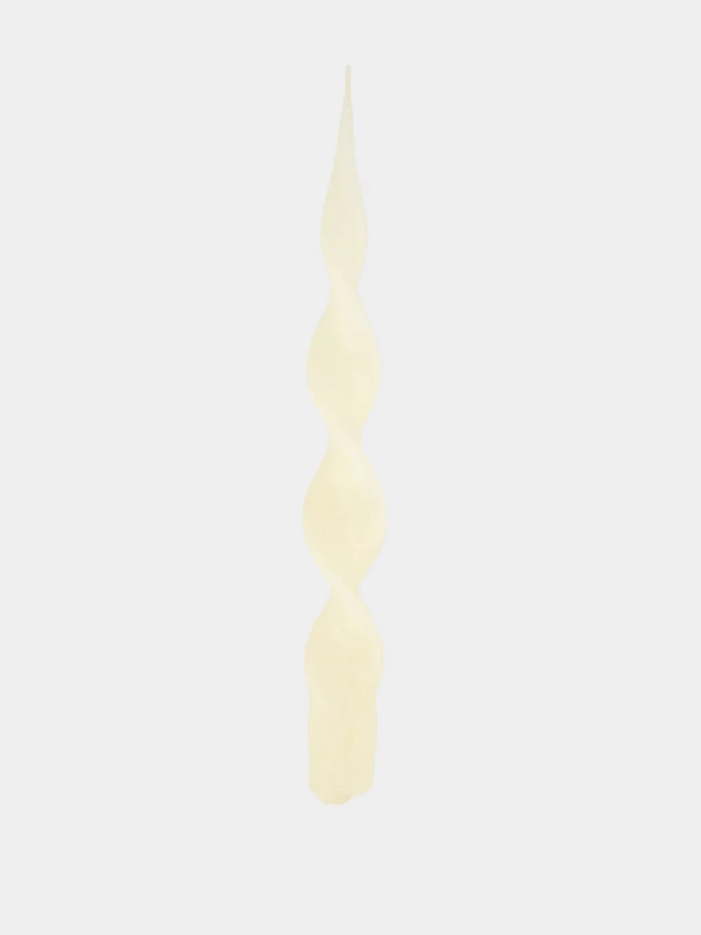 Spiral Cream Candle