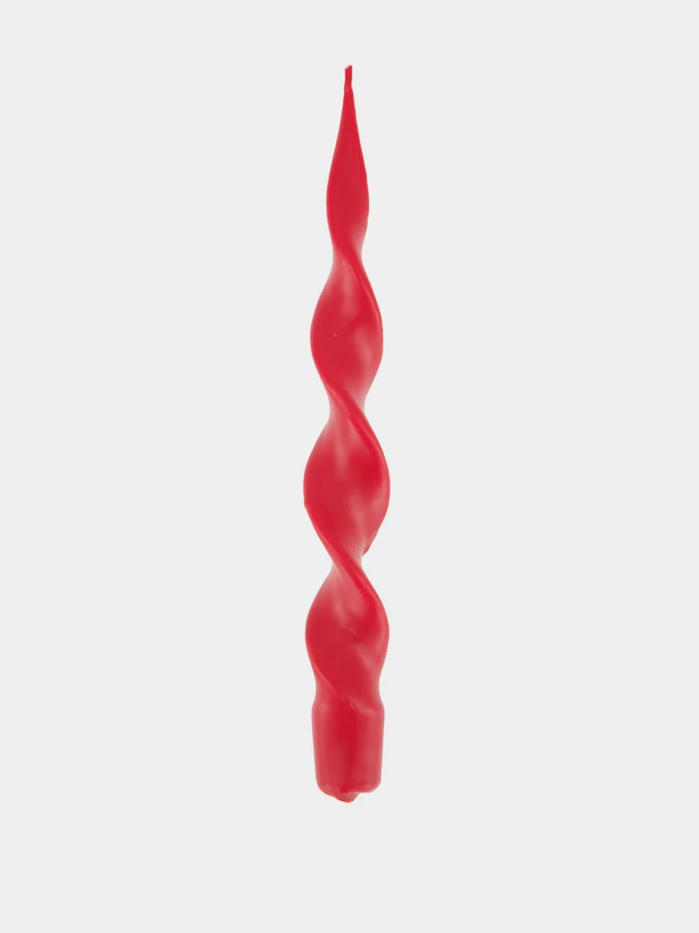 Spiral Red Candle