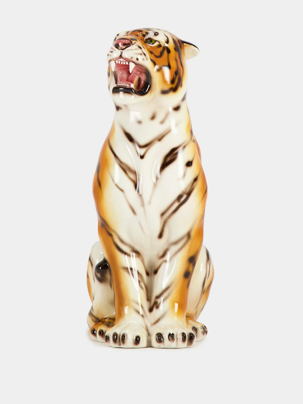 Ceramic Leopard Sculpture