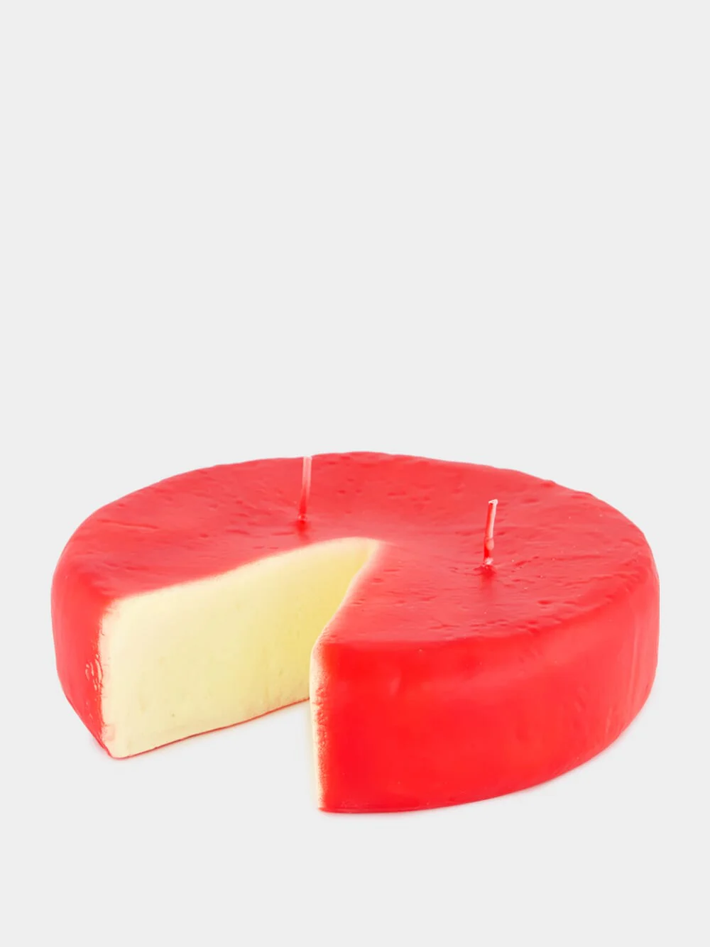 Red Cheese Wax Candle