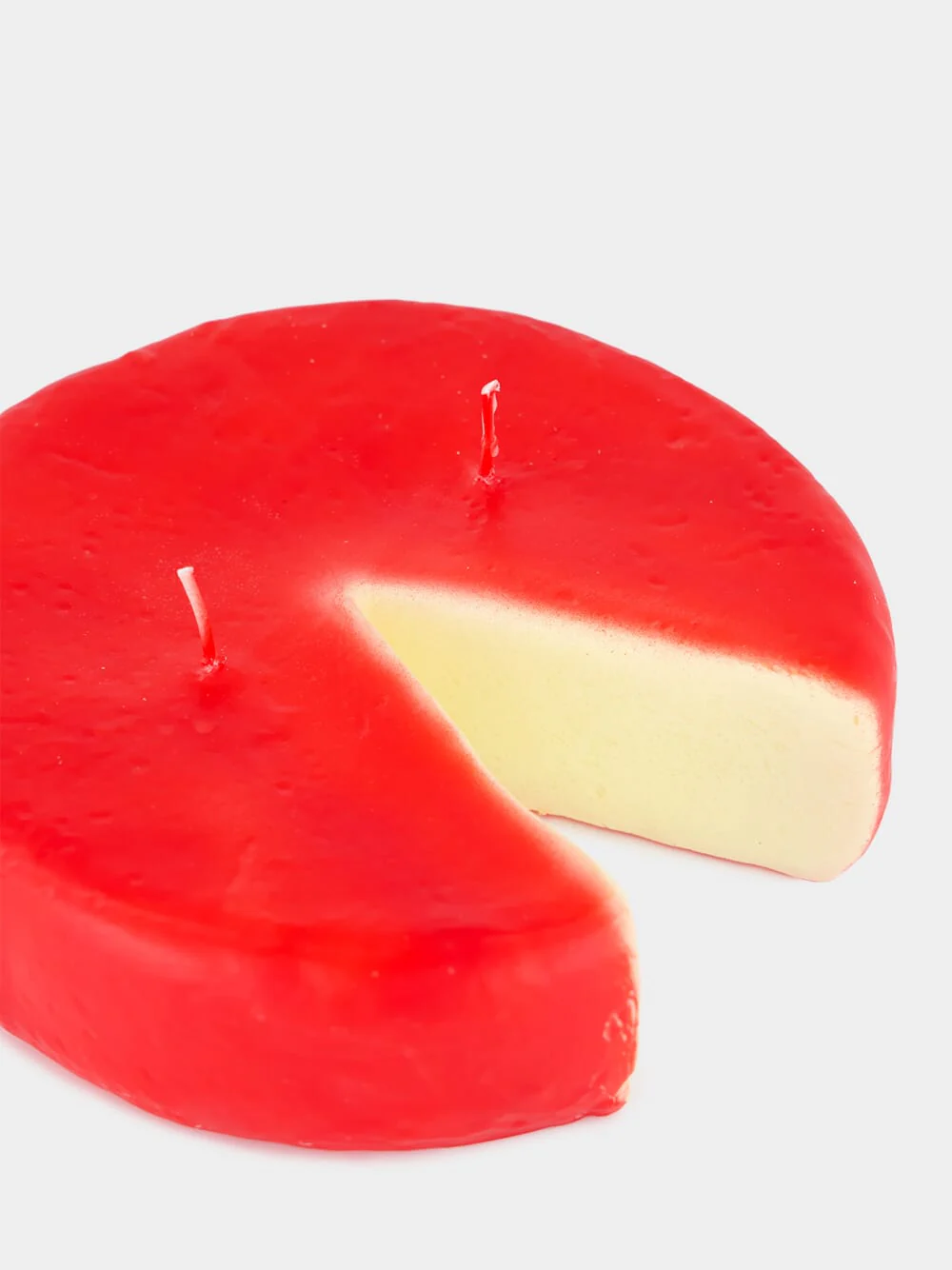 Red Cheese Wax Candle - Image 3
