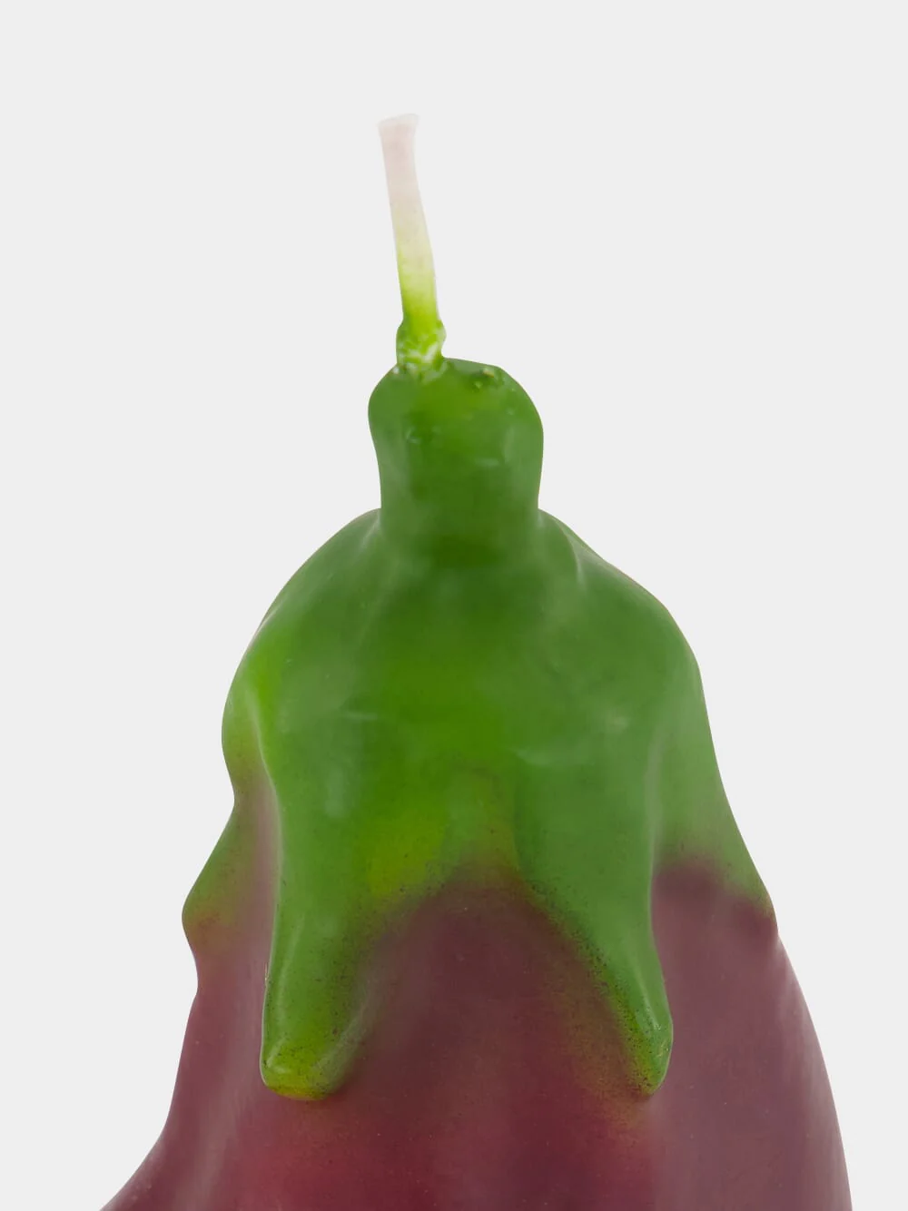 Upright Eggplant Wax Candle - Image 3