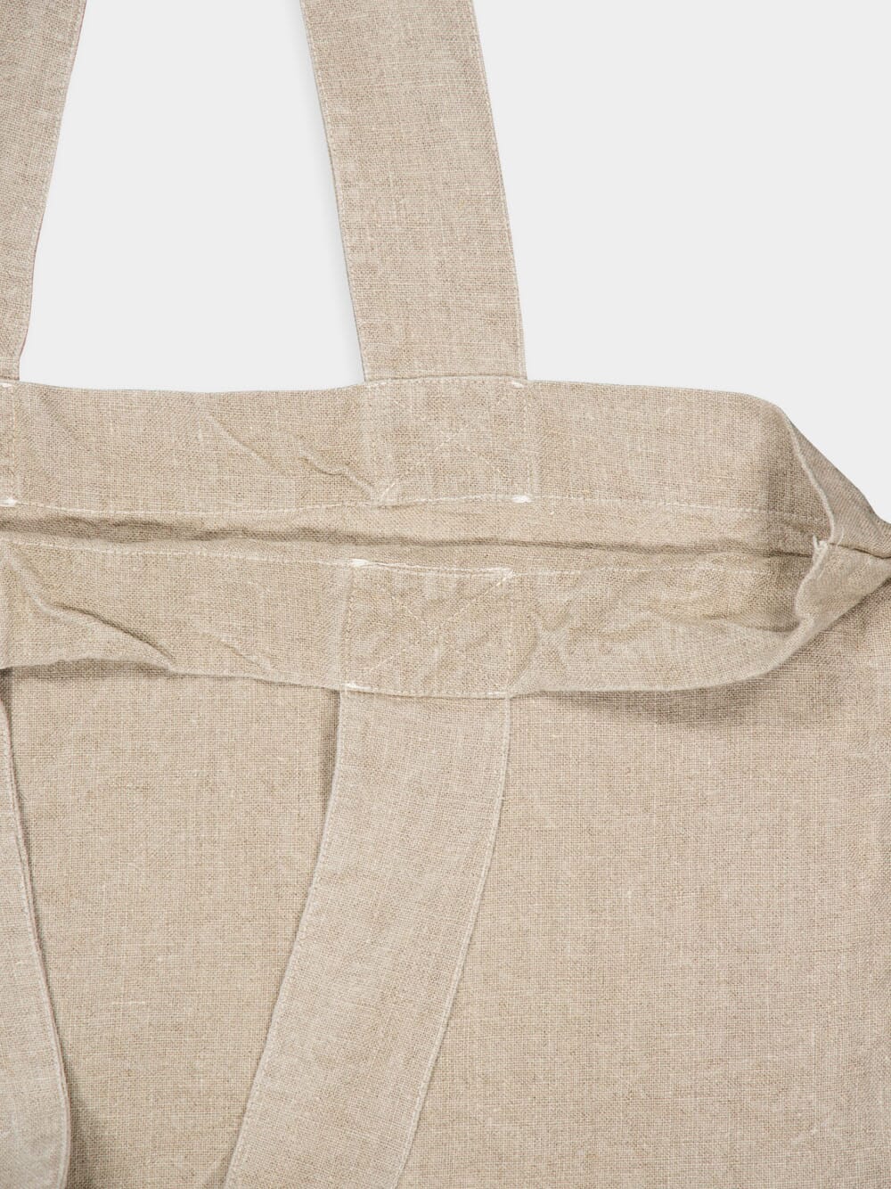 Beige Linen Escapade Bag - Image 3