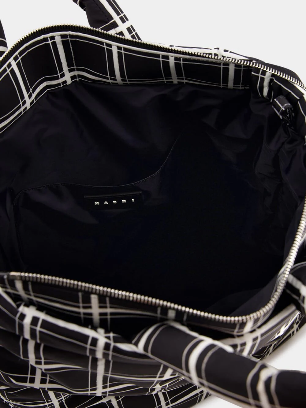 Checked Puff Tote Bag - Image 5