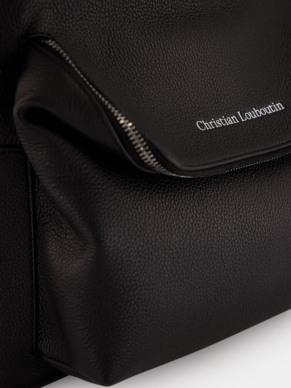 Black Nostalgic Leather Backpack - Image 6