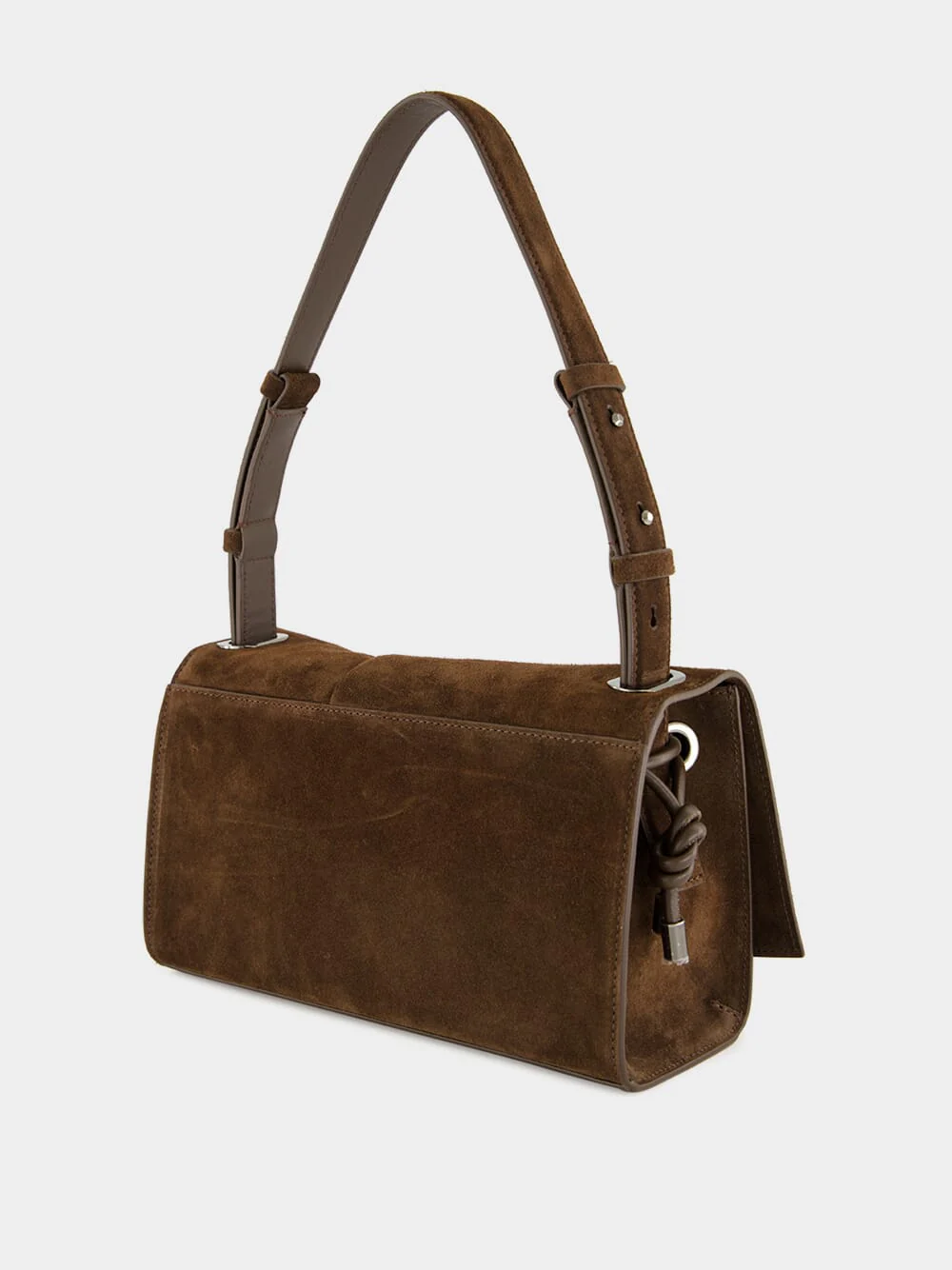 Baggy Small Cosme Suede Shoulder Bag - Image 4