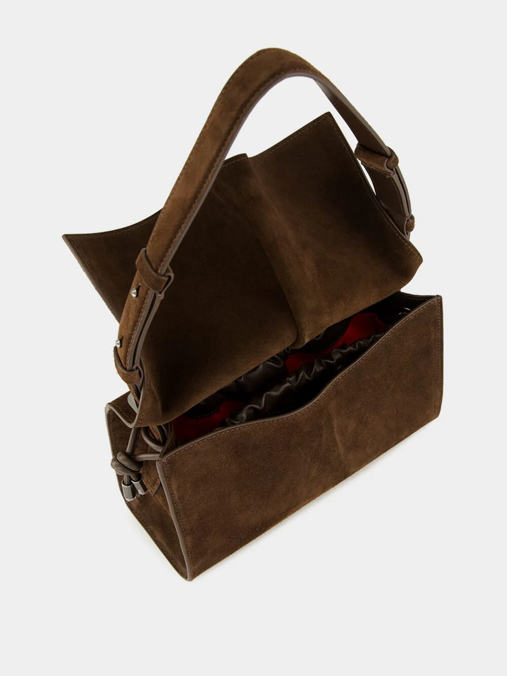 Baggy Small Cosme Suede Shoulder Bag - Image 5