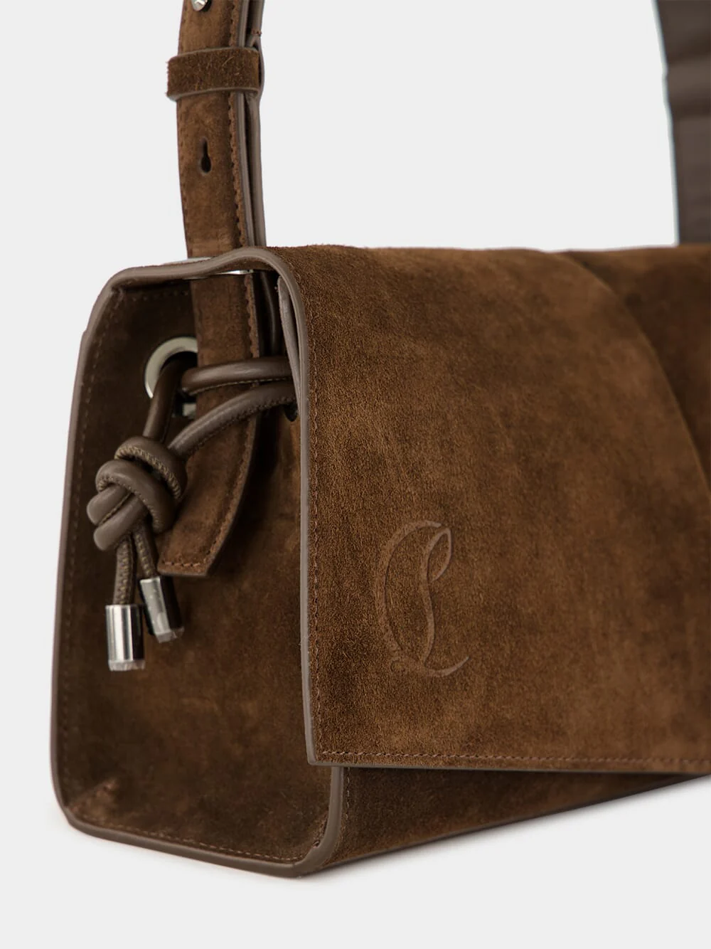 Baggy Small Cosme Suede Shoulder Bag - Image 6
