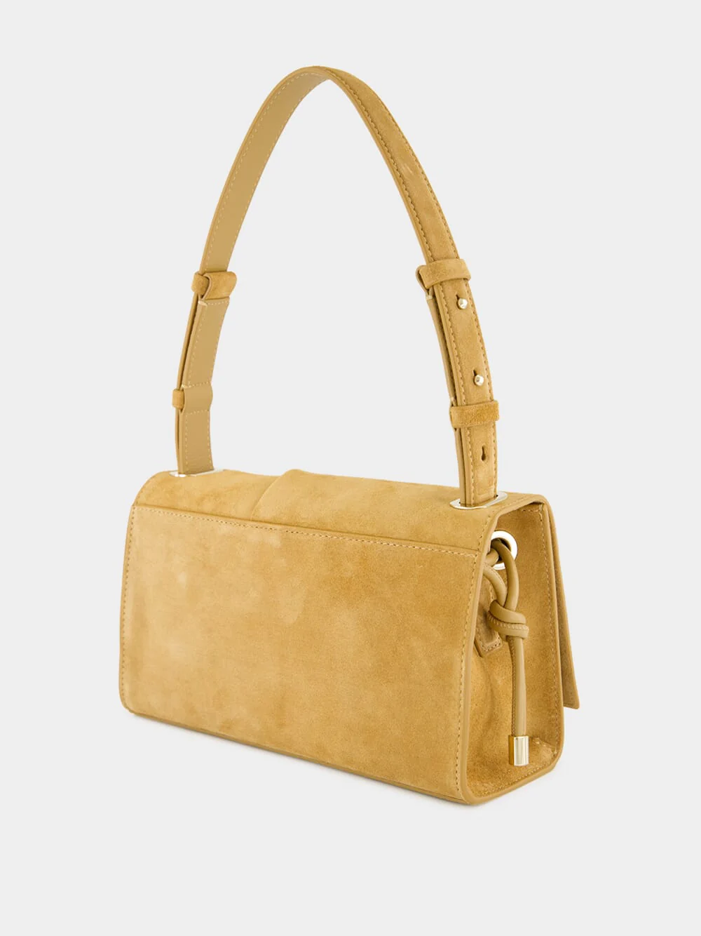 Baggy Small Cosme Suede Shoulder Bag - Image 4