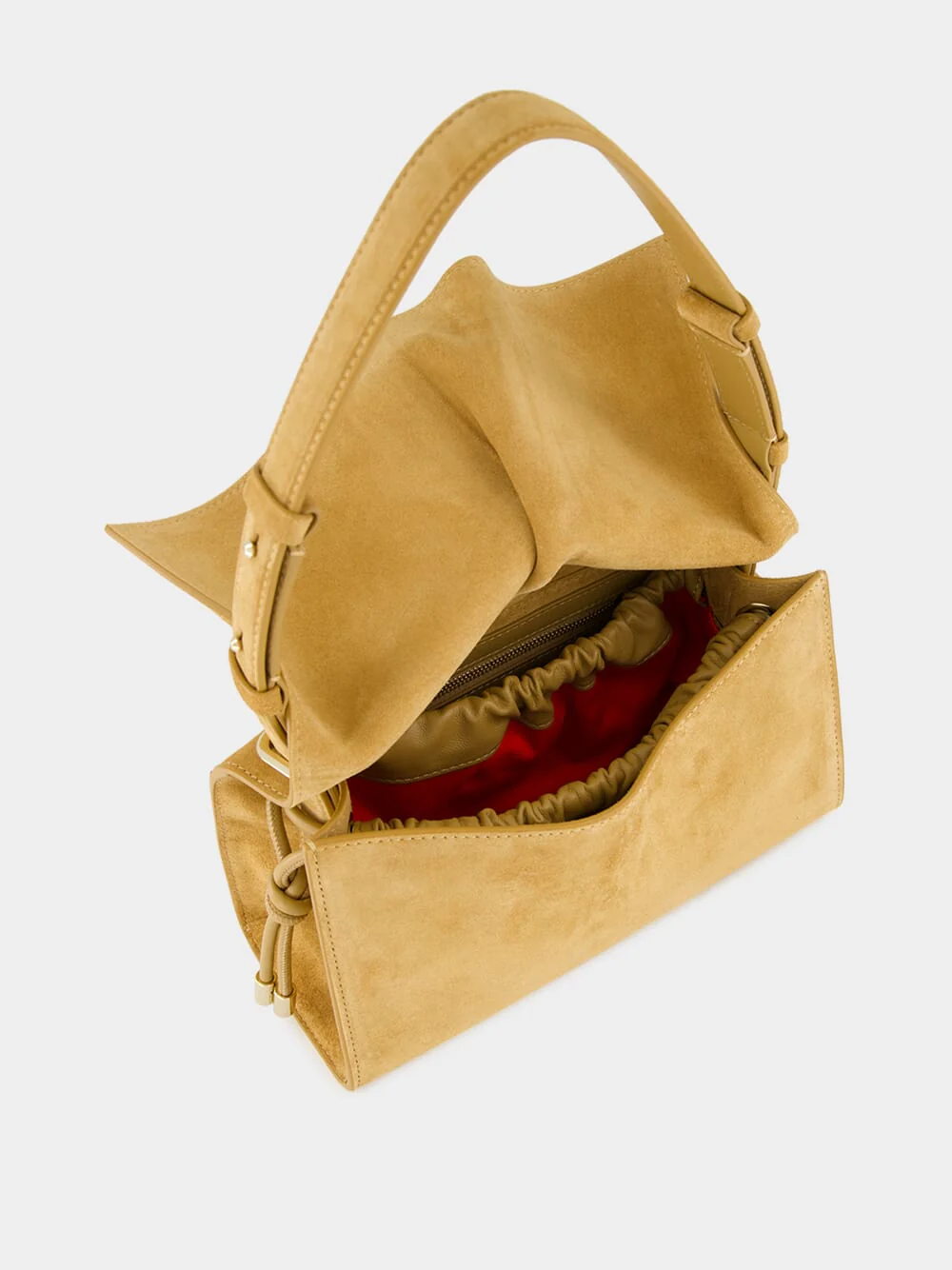 Baggy Small Cosme Suede Shoulder Bag - Image 5