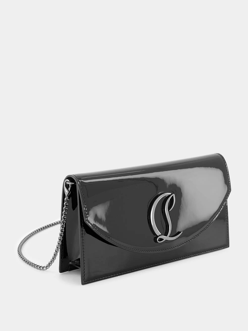 Loubi54 Black Leather Clutch - Image 3