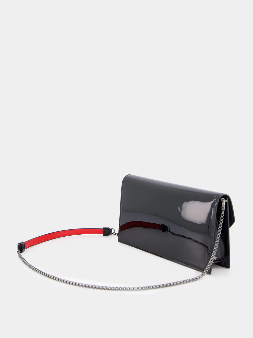 Loubi54 Black Leather Clutch - Image 5
