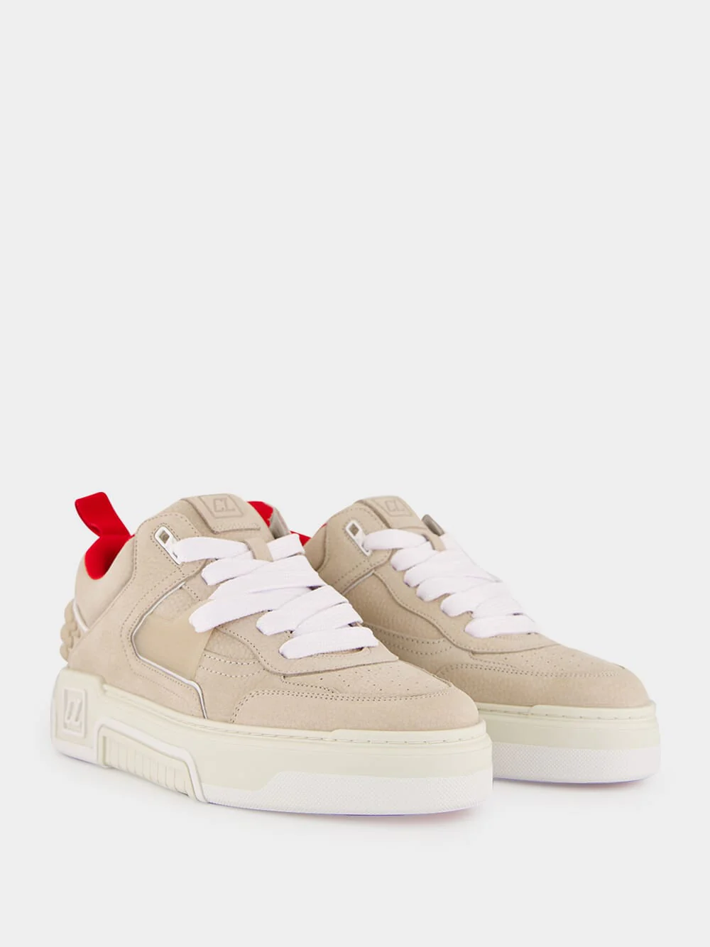 Beige Astroloubi 2 Nubuck Leather Sneakers - Image 3